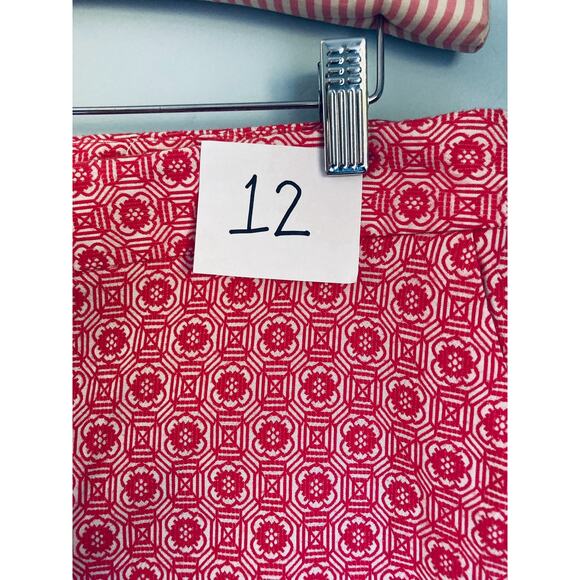 Talbots Heritage Pants Red and White 14 - Picture 7 of 9